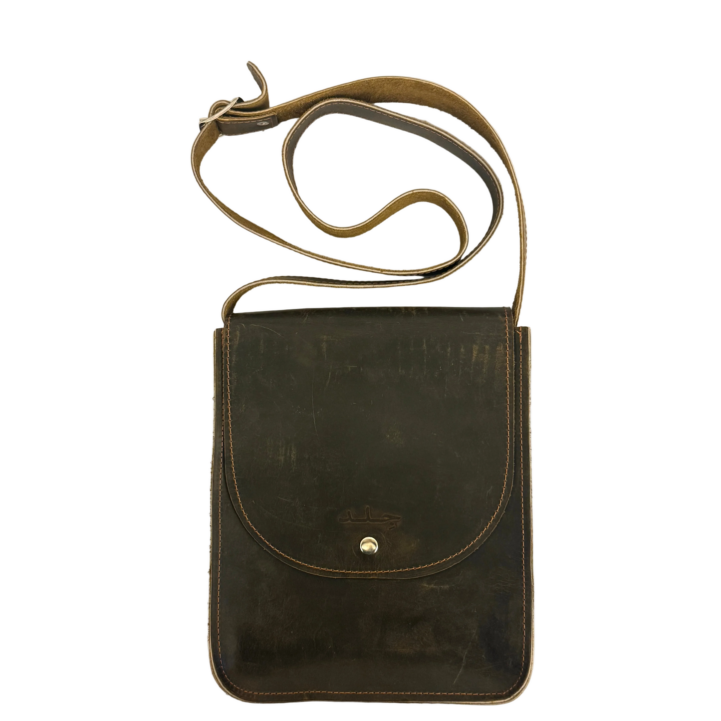 Leather Bag (One Snap) - Espresso