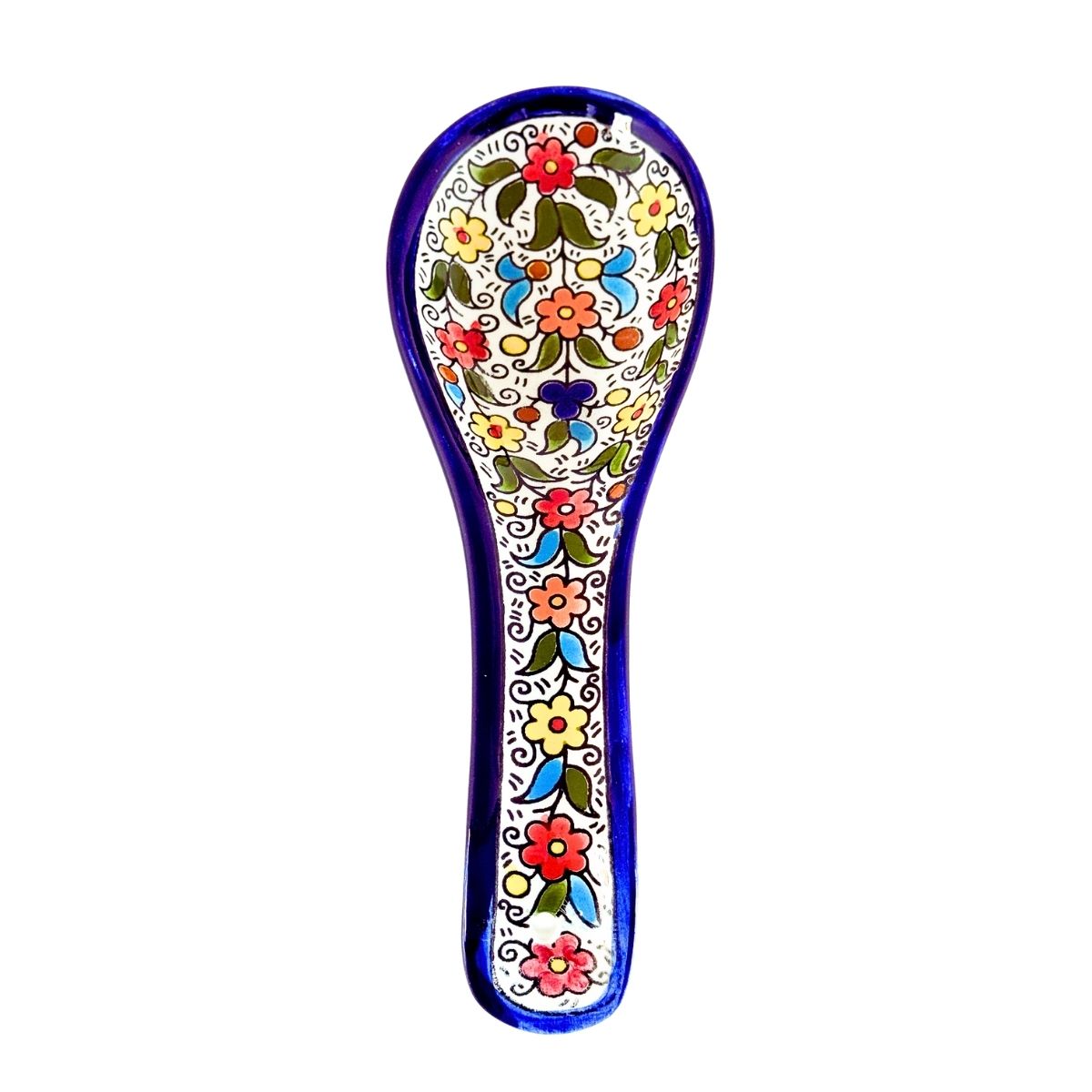 Ceramic Spoon Rest - Multicolor