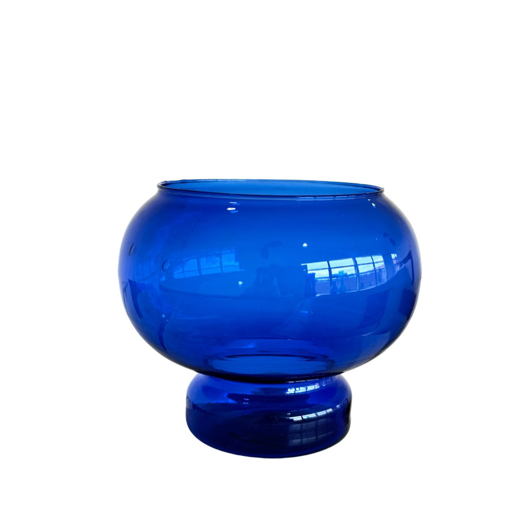 Glass Vase - Sapphire