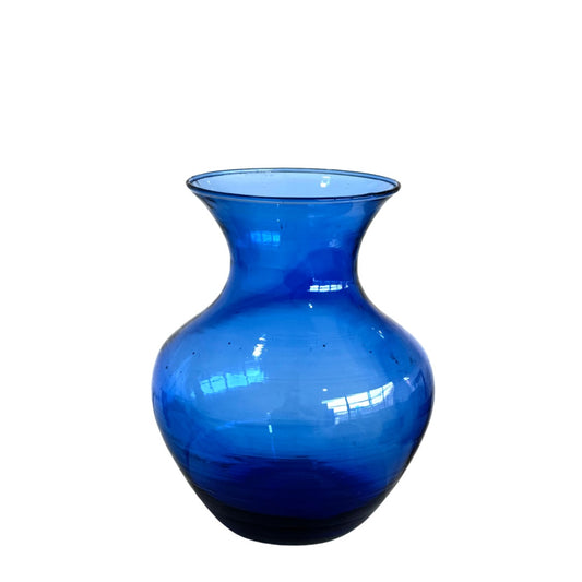Glass Vase - Sapphire
