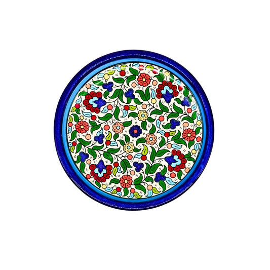 Ceramic Round Plate (5”) - Multicolored