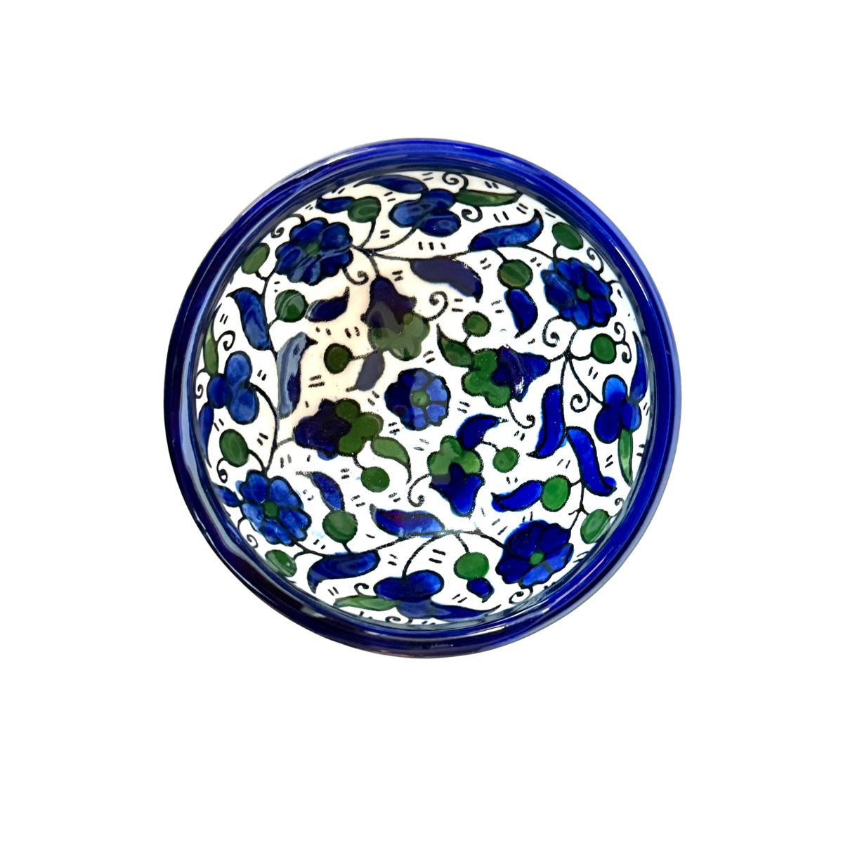 Ceramic "Dipping" Bowl (3.5”) - Blue & Green