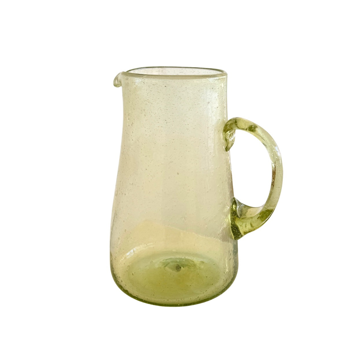 Glass Pitcher (9”) - Moss