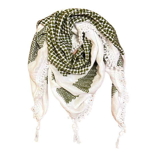 Nablus Keffiyeh - Olive