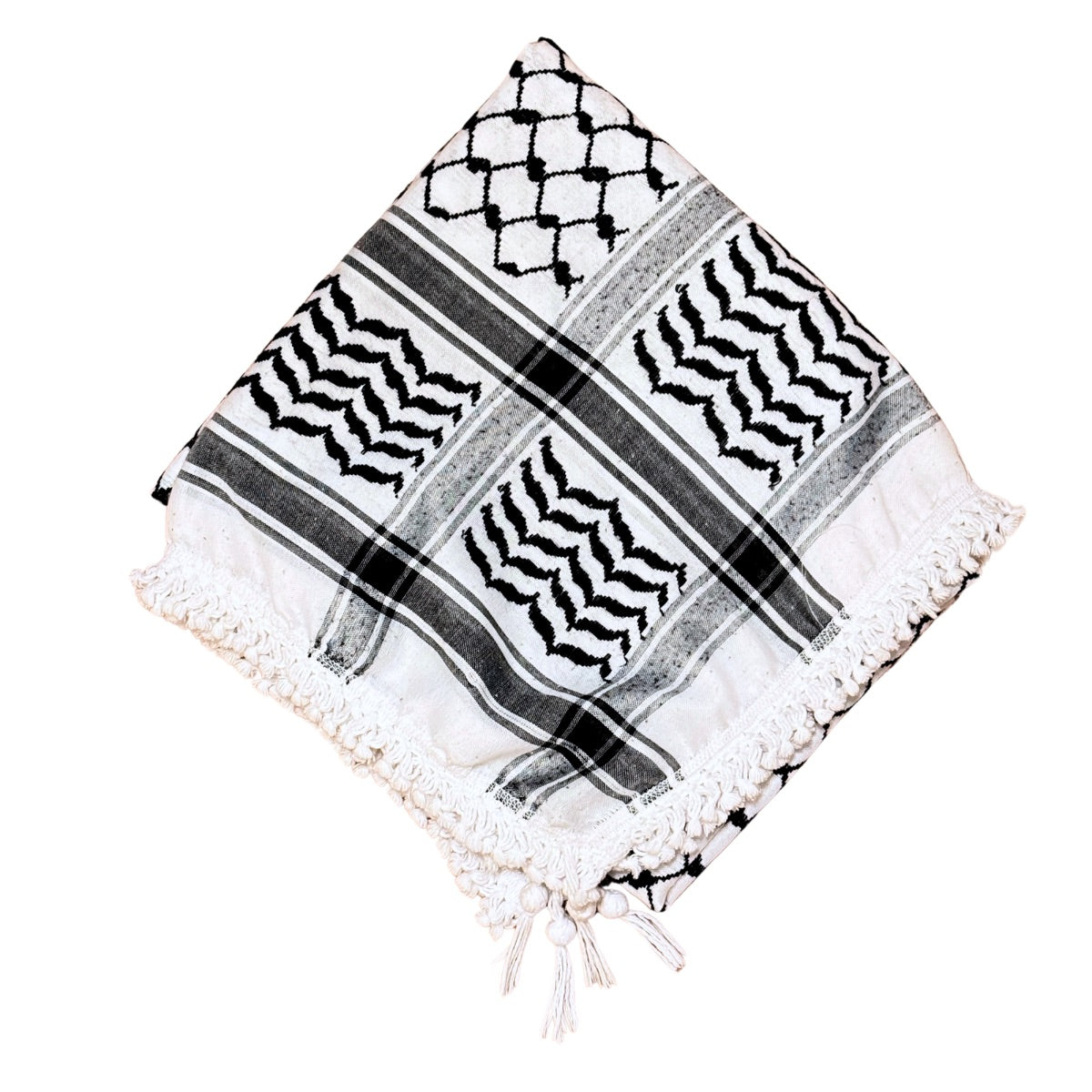 Keffiyeh -  Black & White