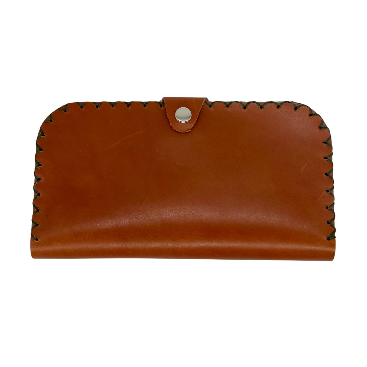 Leather Bi-Fold Snap Wallet (Various Colors)