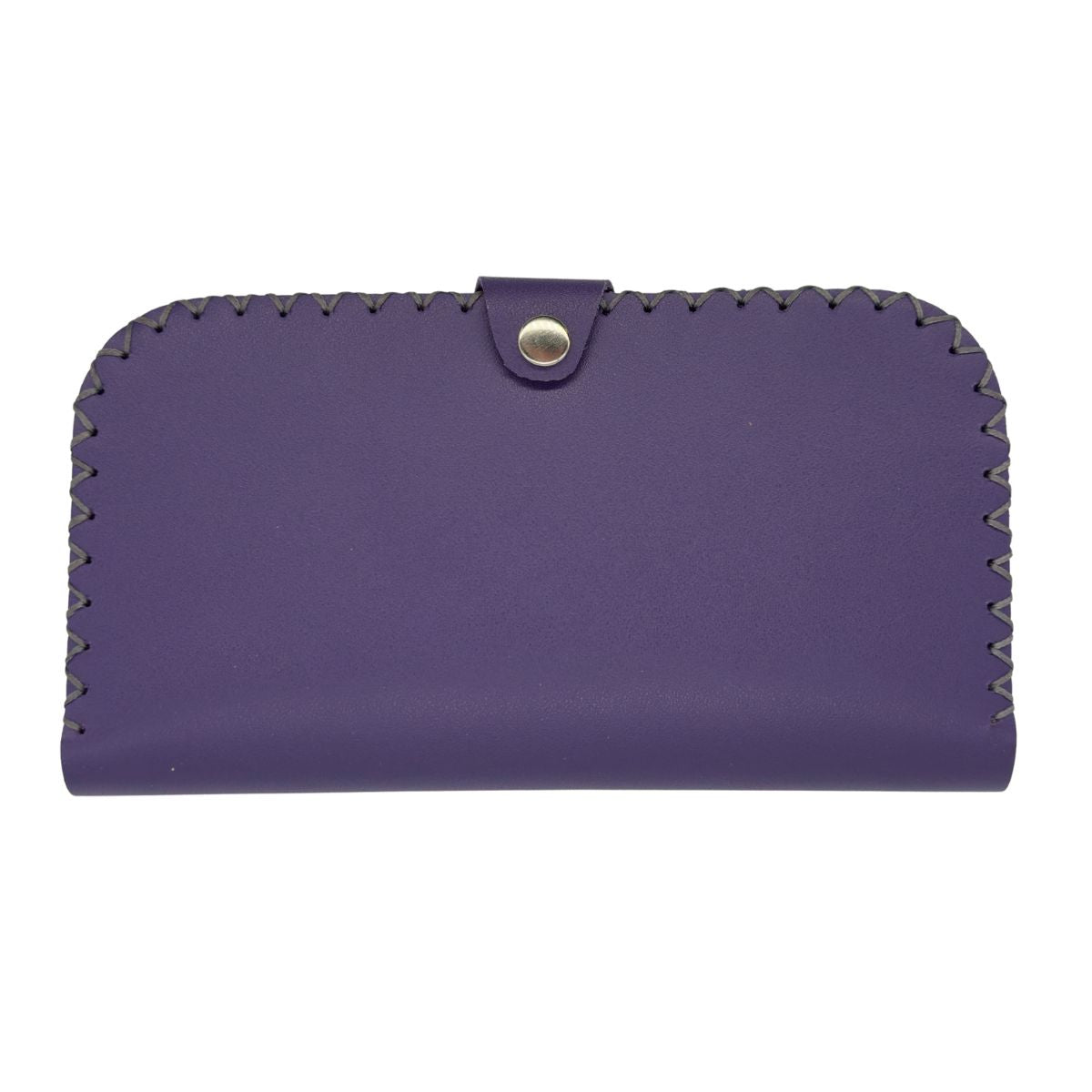 Leather Bi-Fold Snap Wallet (Various Colors)