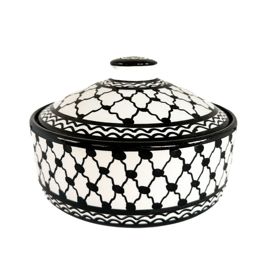 Ceramic Covered Casserole - Keffiyeh