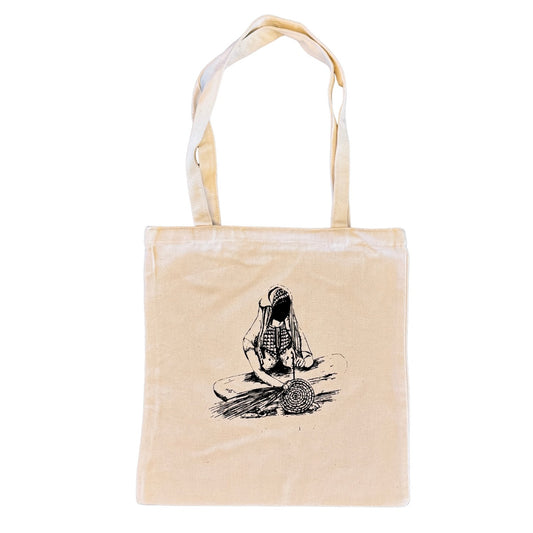 "Occupied Shatha" Tote- Basket Weaver