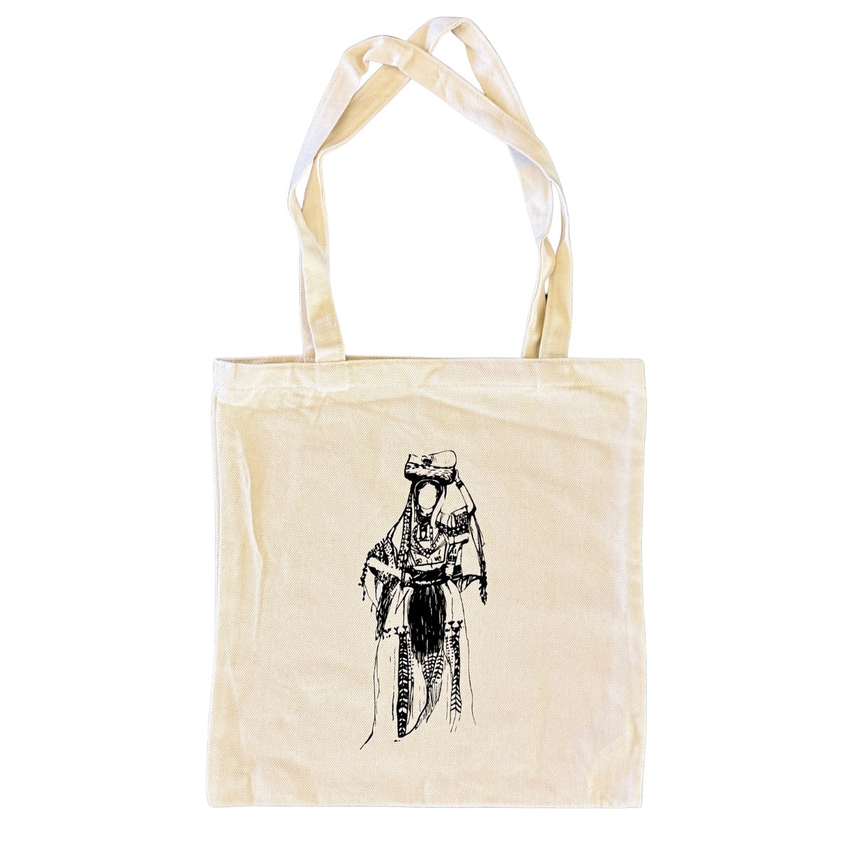 "Occupied Shatha" Tote - Traditional Basket