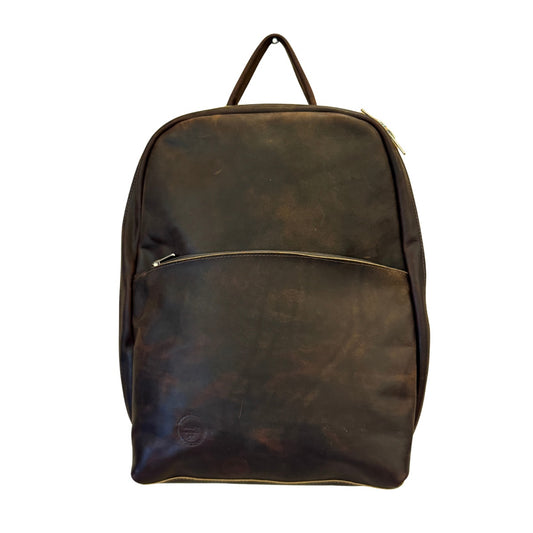 Leather Backpack - Brown
