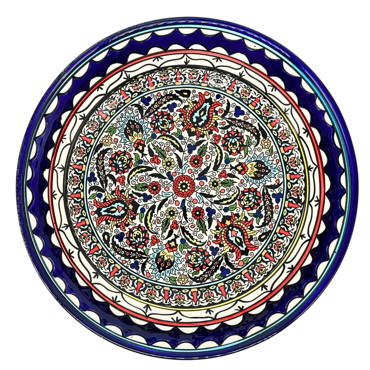 Ceramic Serving Bowl (13") - Tulip