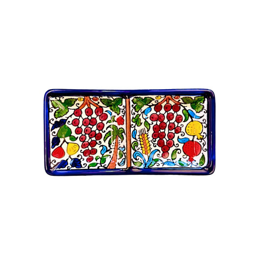 Ceramic Split Serving Dish (6”) - Paradise