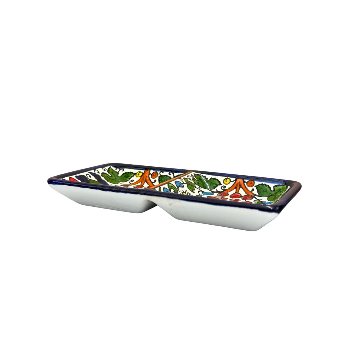 Ceramic Split Serving Dish (6”) - Paradise