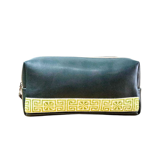 Dunia Leather Travel Kit - Green