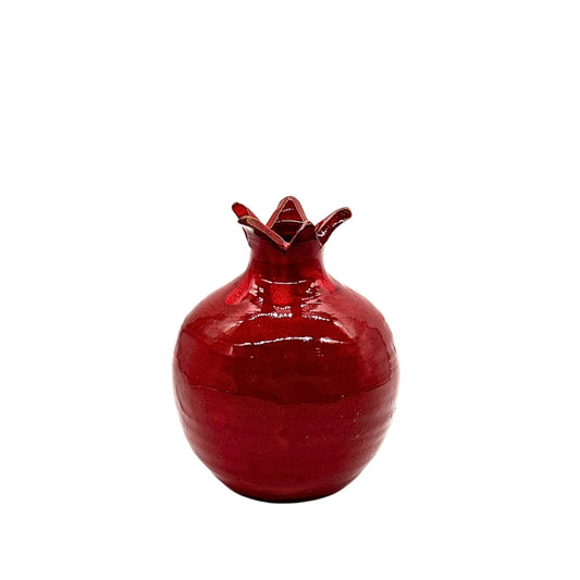 Ceramic Pomegranate Vase - 4”