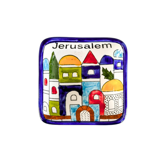 Square Soap Dish - Jerusalem