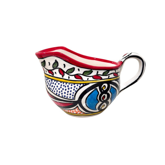 Ceramic Gravy Boat 5” - Red