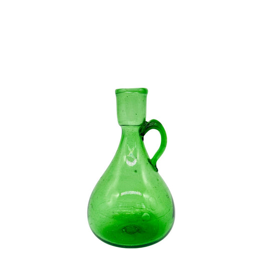 Decorative Glass Pitcher - Green
