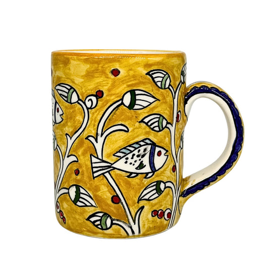 Ceramic Mug -Yellow Fish