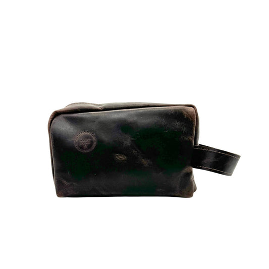 Leather Toiletry Bag - Espresso (oiled Leather)