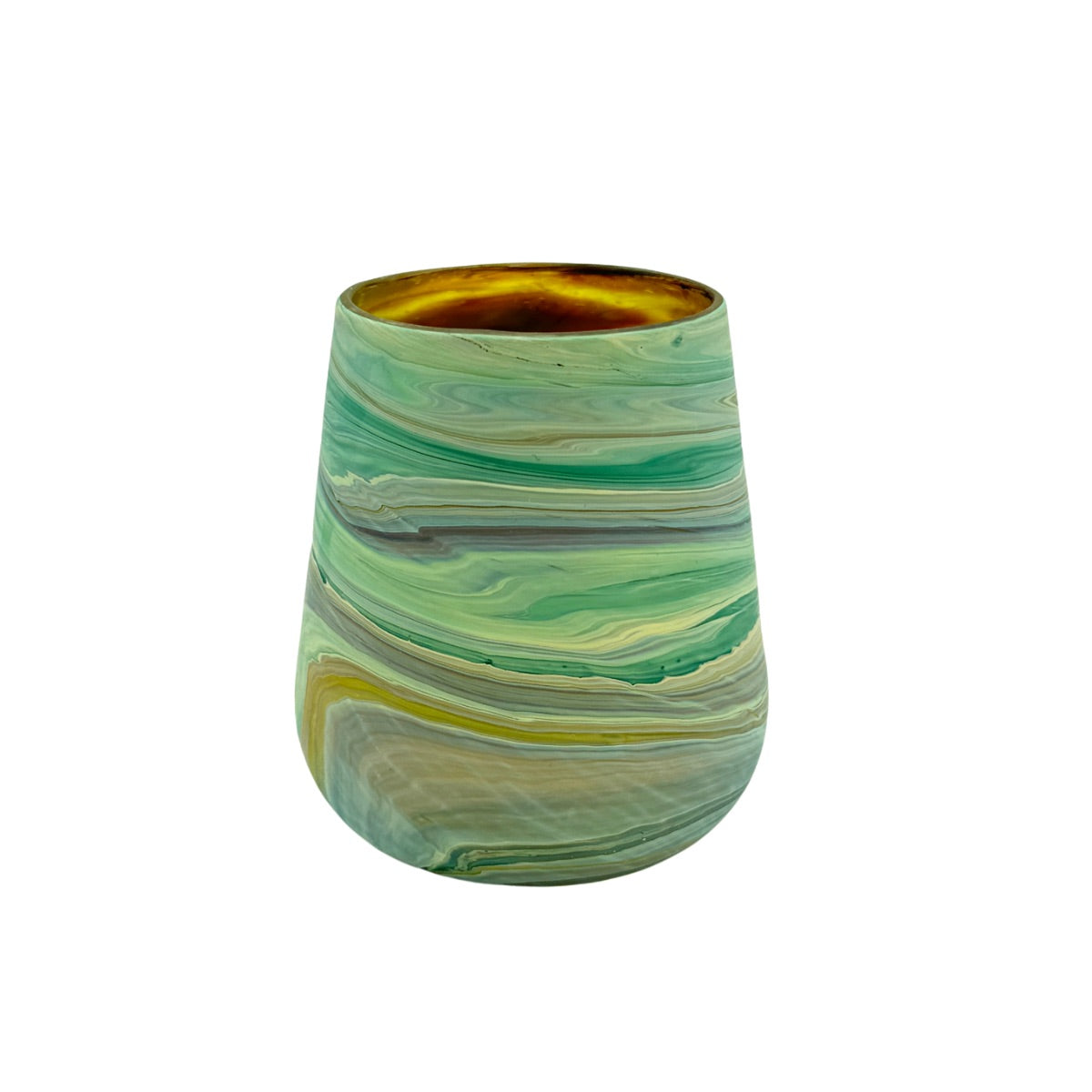 Stemless Glass - Phoenician Design