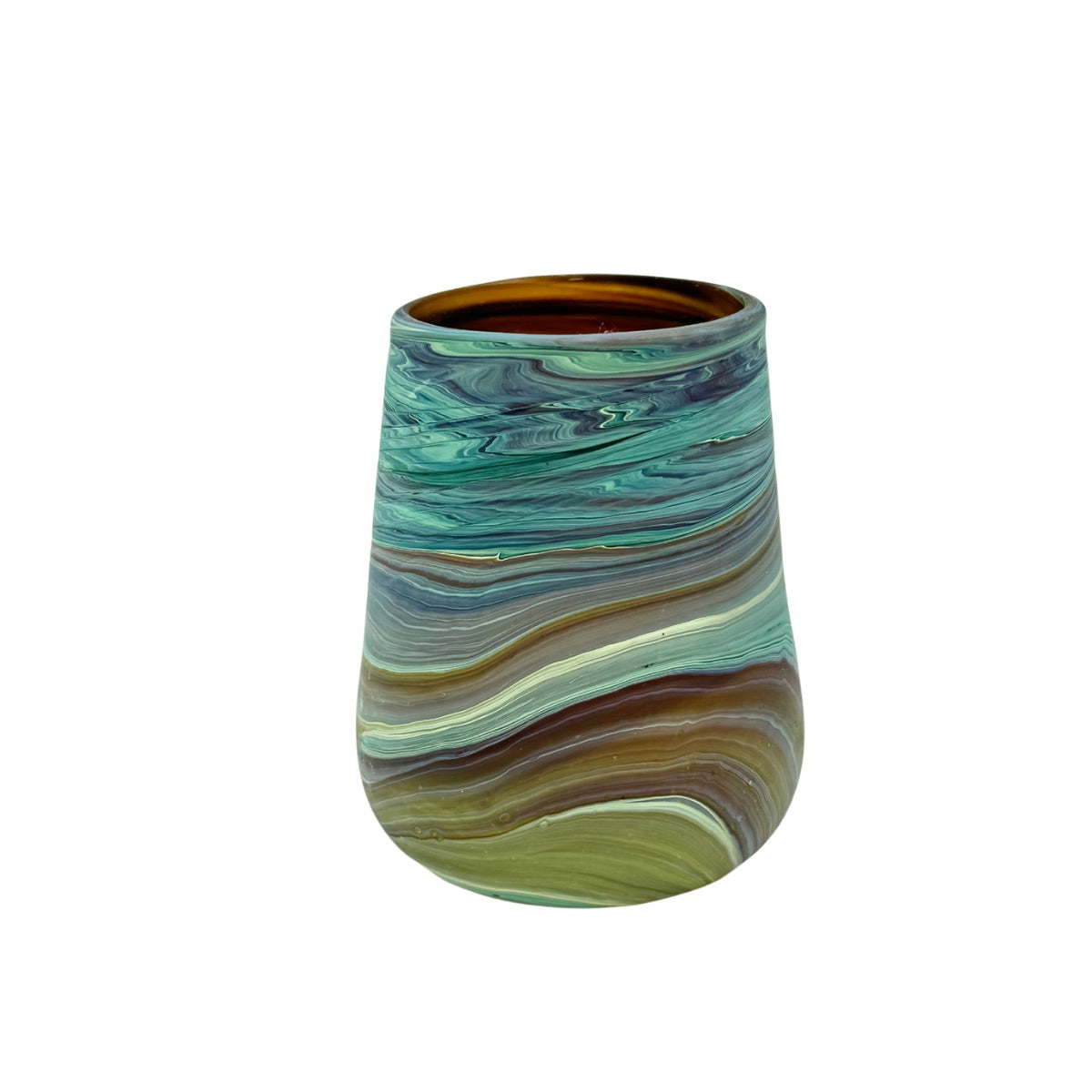 Stemless Glass - Phoenician Design
