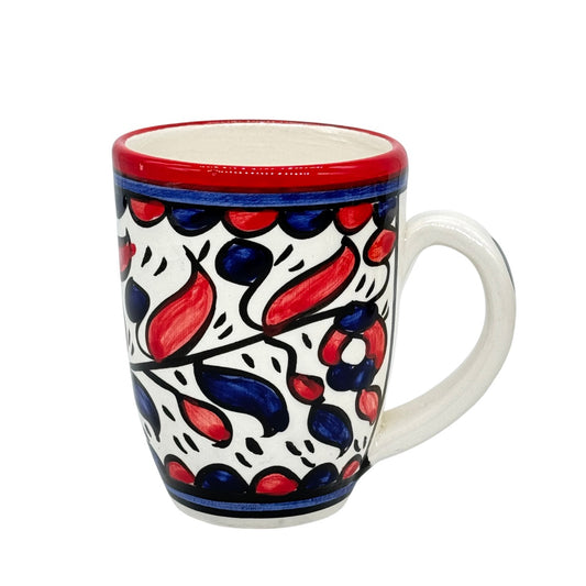 Ceramic Mug- Blue & Red
