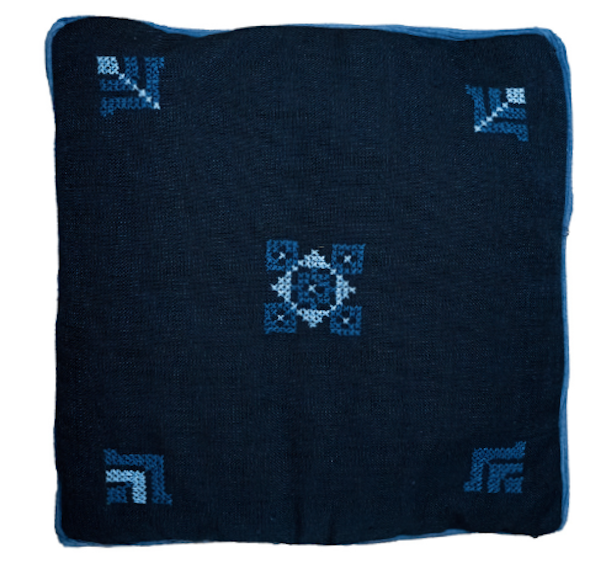 Feathers Pillow Cover - Blue