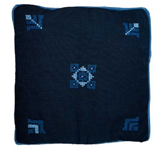 Feathers Pillow Cover - Blue
