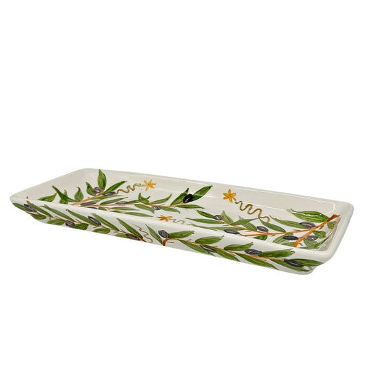 Ceramic Serving Platter (13") - Olives