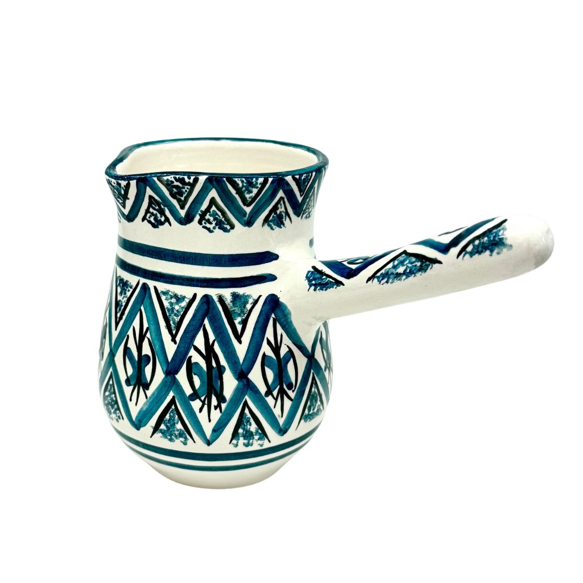 Ceramic Arabic Coffee Carafe - Teal