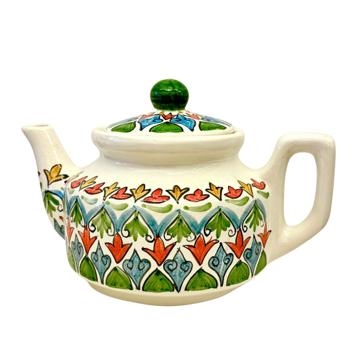 Ceramic Teapot - Leafy