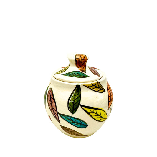 Ceramic Jar - Leaves