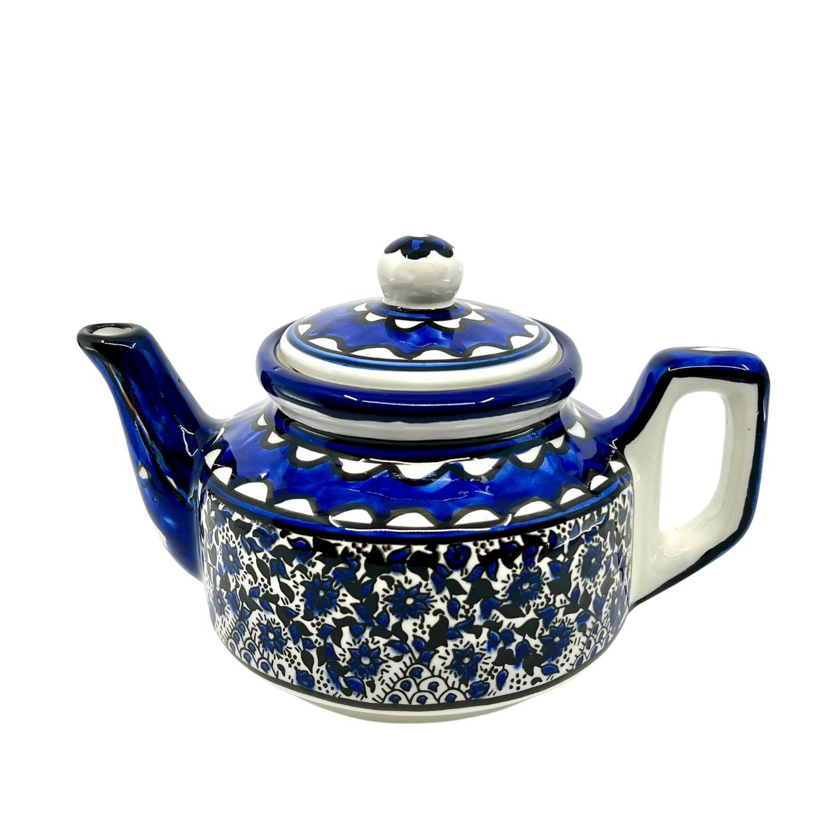 Ceramic Teapot - Blue Vine