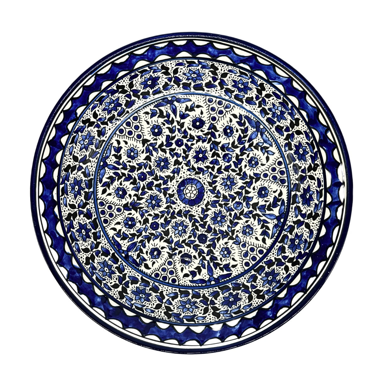 Ceramic Serving Bowl (13") - Classic Vine