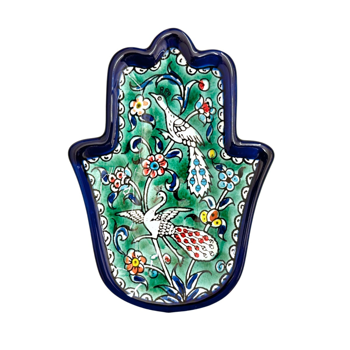 Ceramic "Hamsa" Dish - Birds