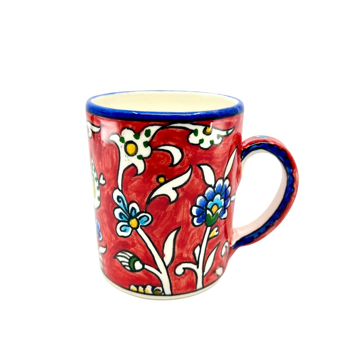 Ceramic Mug - Red Floral