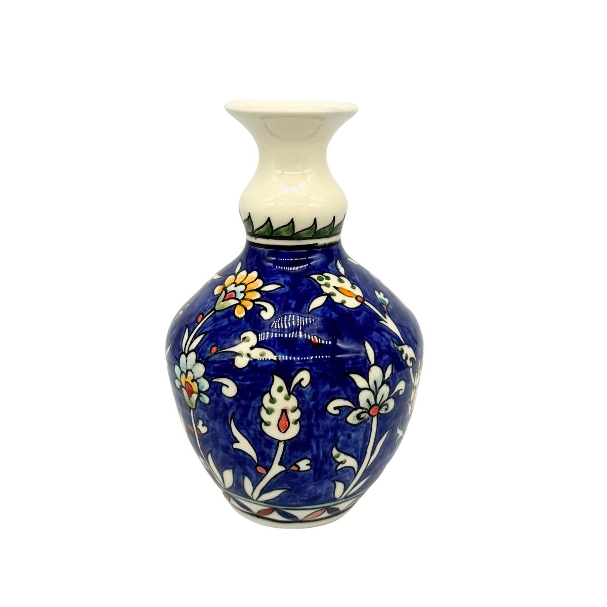 Ceramic Vase - Blue Flowers
