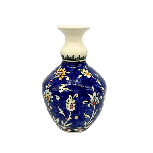 Ceramic Vase - Blue Flowers