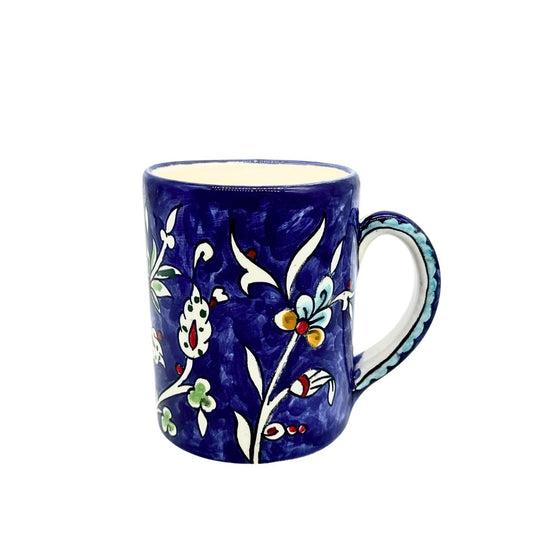 Ceramic Mug - Blue Flowers
