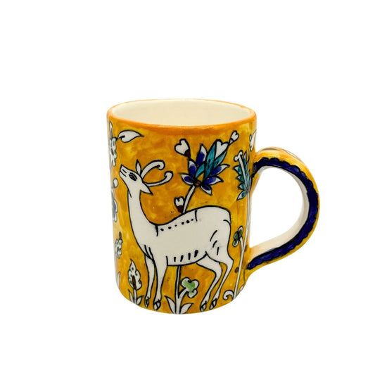 Ceramic Mug - Yellow Gazelle