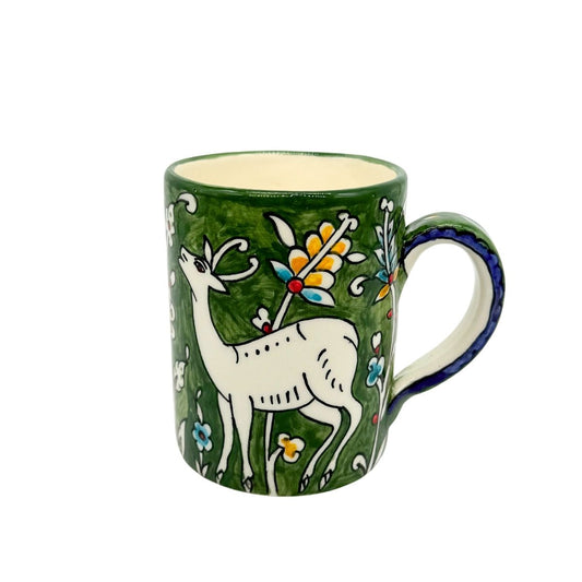 Ceramic Mug - Green Gazelle