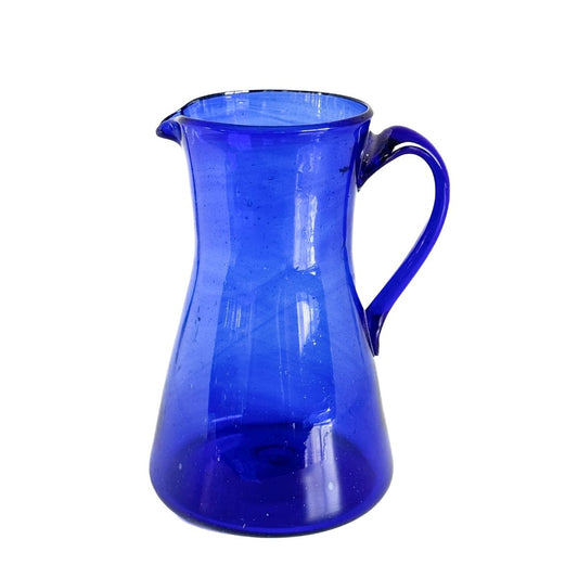 Glass Pitcher 8” - Sapphire