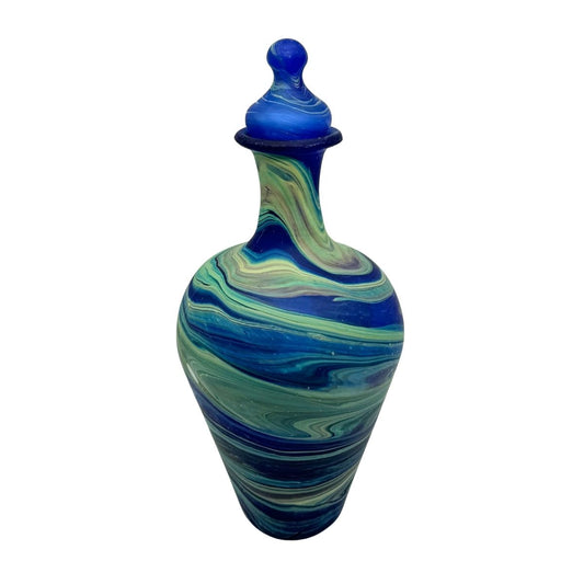 Phoenician Glass Vase with Lid