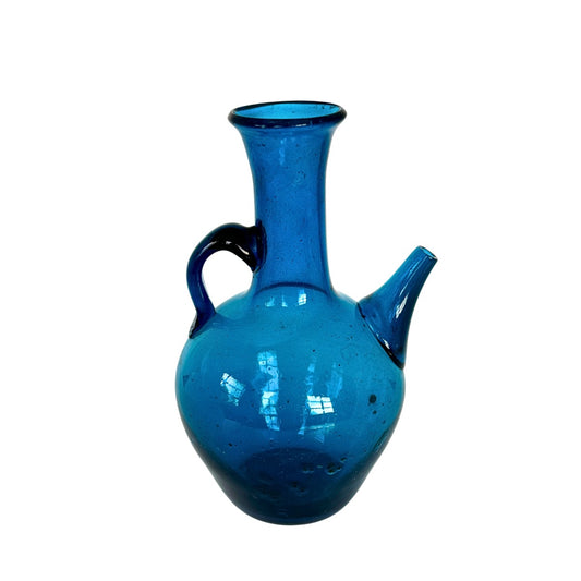 Glass Decanter - Blue