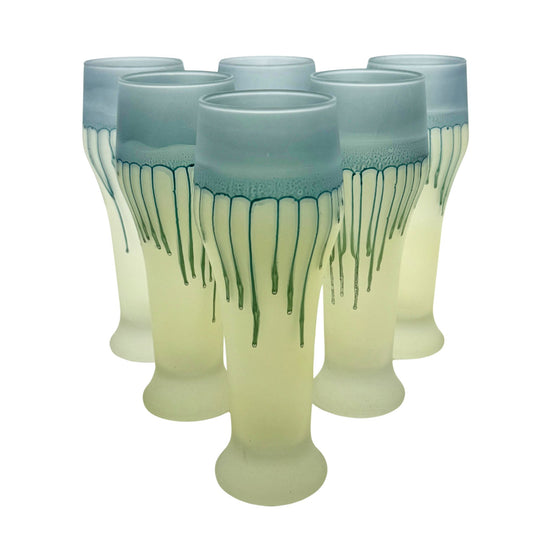 Phoenician Beer Glasses, Set of Six