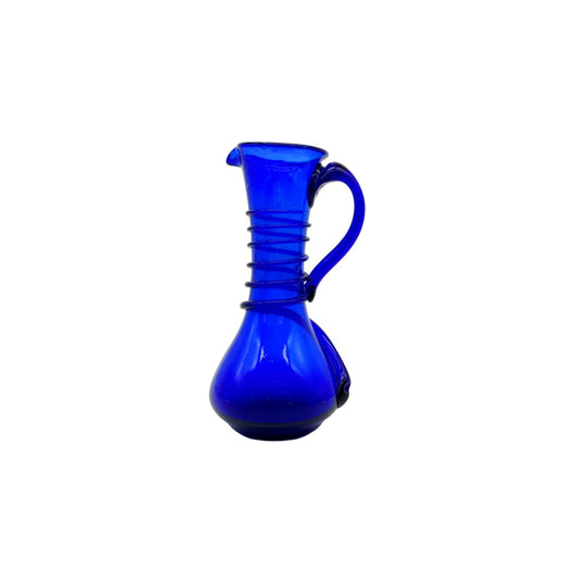 Glass Pitcher 6” - Sapphire