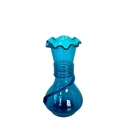 Glass Vase (7") - Mediterranean