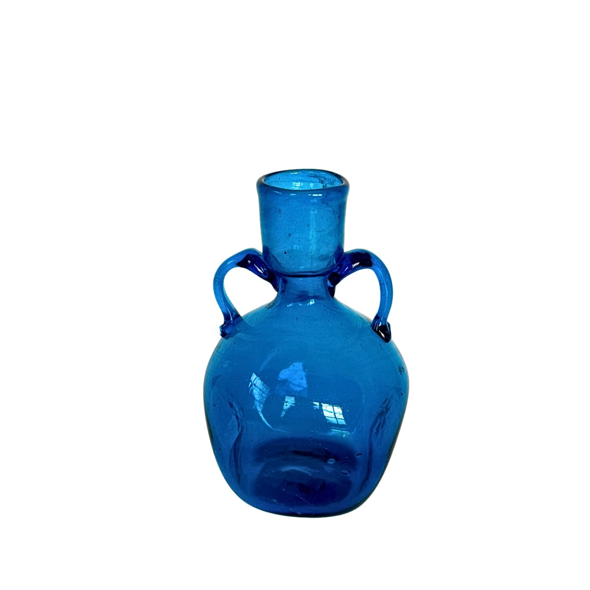 Glass Vase - Mediterranean Blue